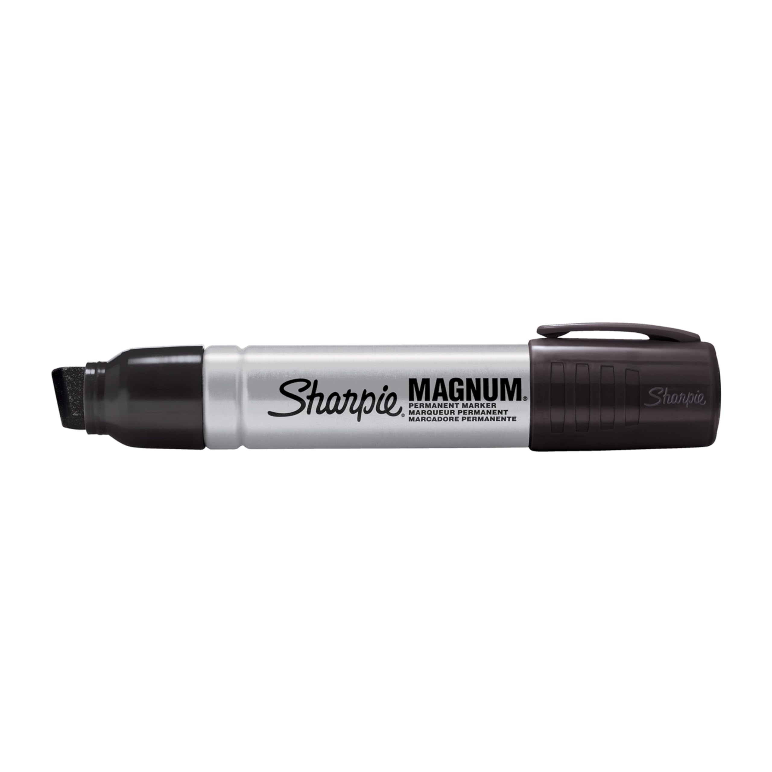 Sharpie Pro Magnum Permanentmarker | Keilspitze | schwarze Tinte | 12 Stück