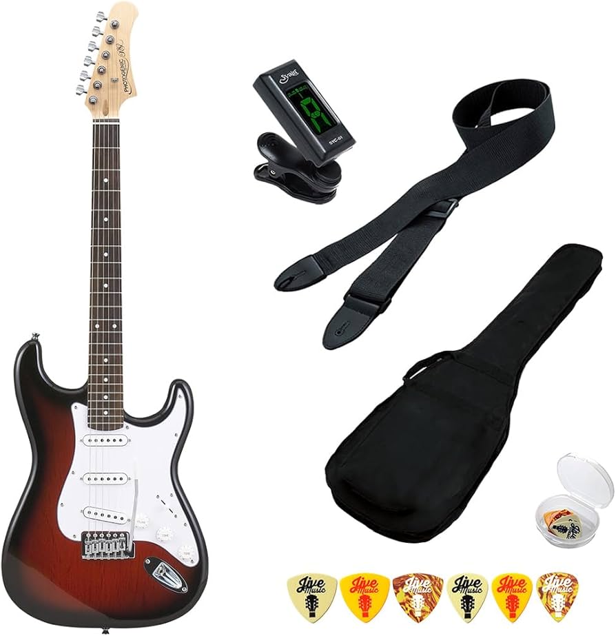 Photogenic ST-180 ストラトキャスター　レッド Amazon | PhotoGenic エレキギター STタイプ ST-180/MRD