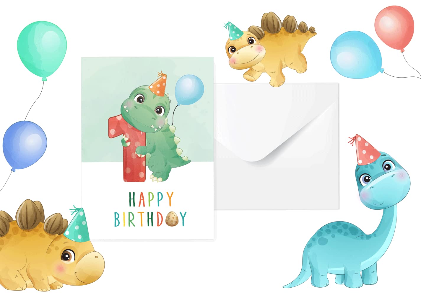 Pagina da colorare per bambini con biglietto di auguri di compleanno a forma di volpe (download digitale) - Italia
