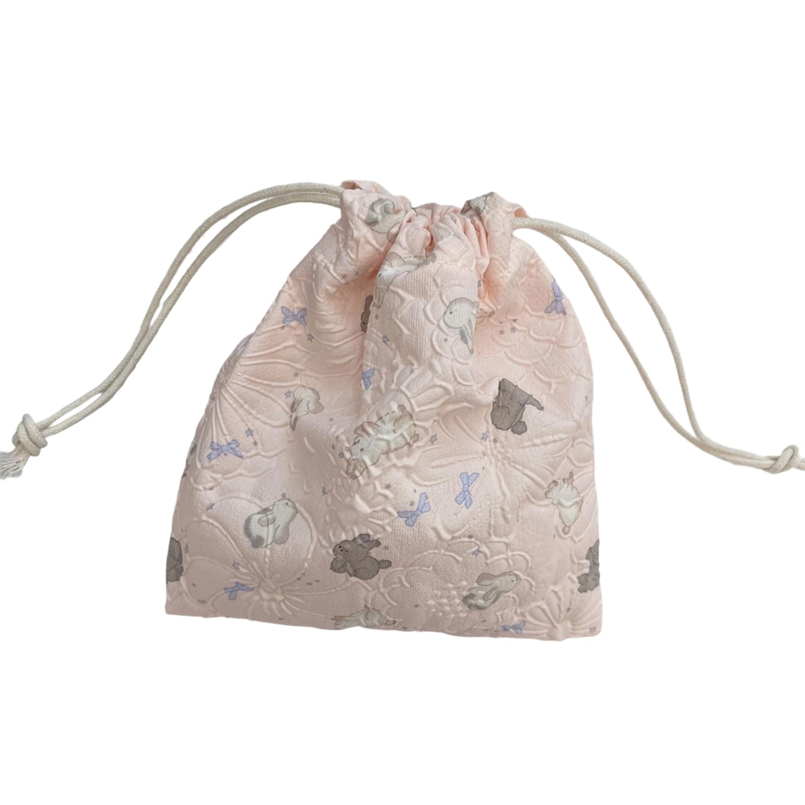 CAZSTYK Cartoon Design Makeup Bag Drawstring Closure Portable Accessory Pouches Multipurpose Cosmetic Carry Bag Toiletry