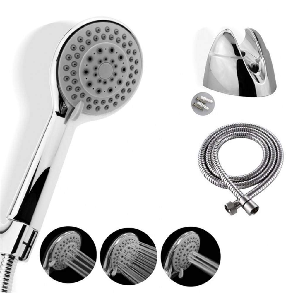 Pomme de douche anti faible pression et économie d'eau à 3 modes