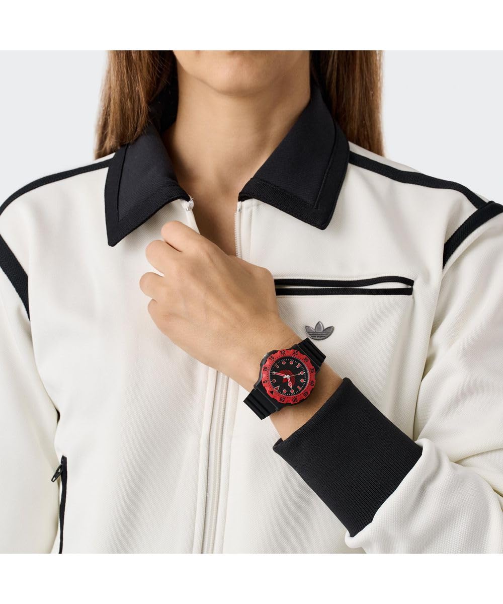 Adidas Originals Reloj Analógico para Unisex Adulto de Cuarzo con Correa en Silicona AOSY25514