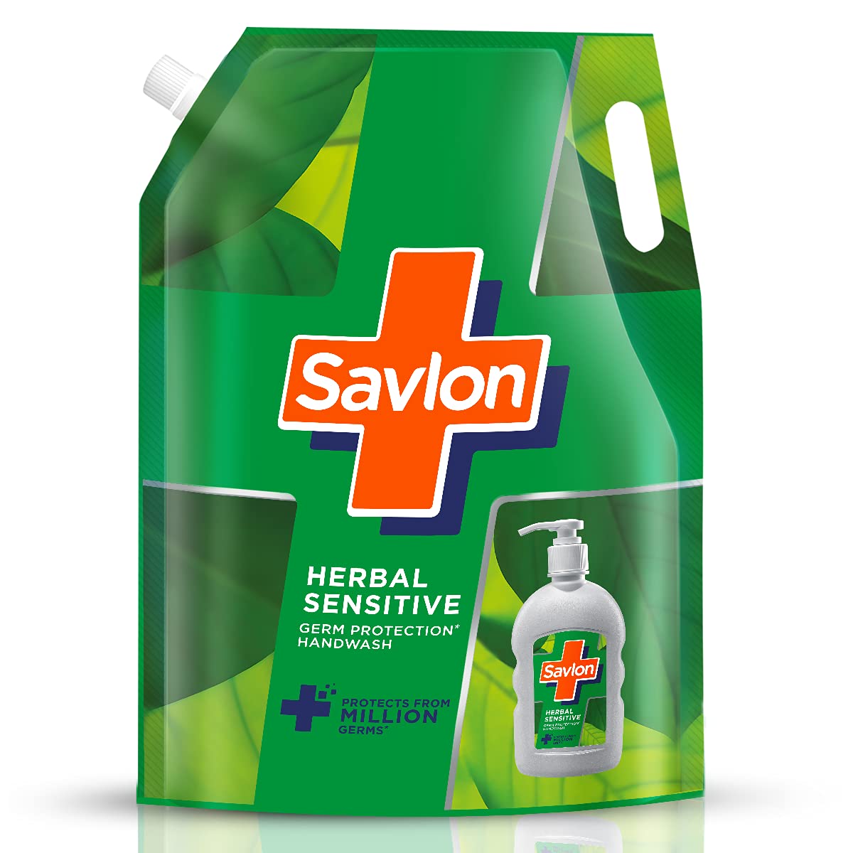 Savlon Herbal Sensitivel Ph Balanced Liquid Handwash Refill Pouch, 1500Ml & Clothes Disinfectant And Refreshing Spray 230 Ml 1