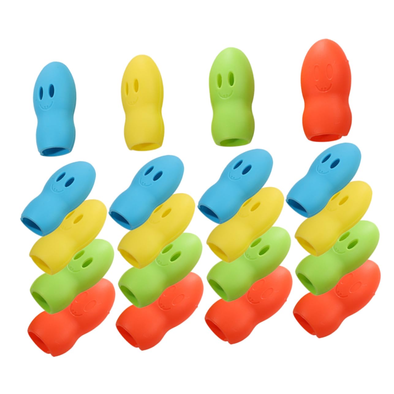 3 Series Cubierta De La Cabeza del Cepillo De Protector De Cepillo De Portátil Pequeño Cubrir Cubierta De Gel De Sílice Color Aleatorio 20 Piezas*3