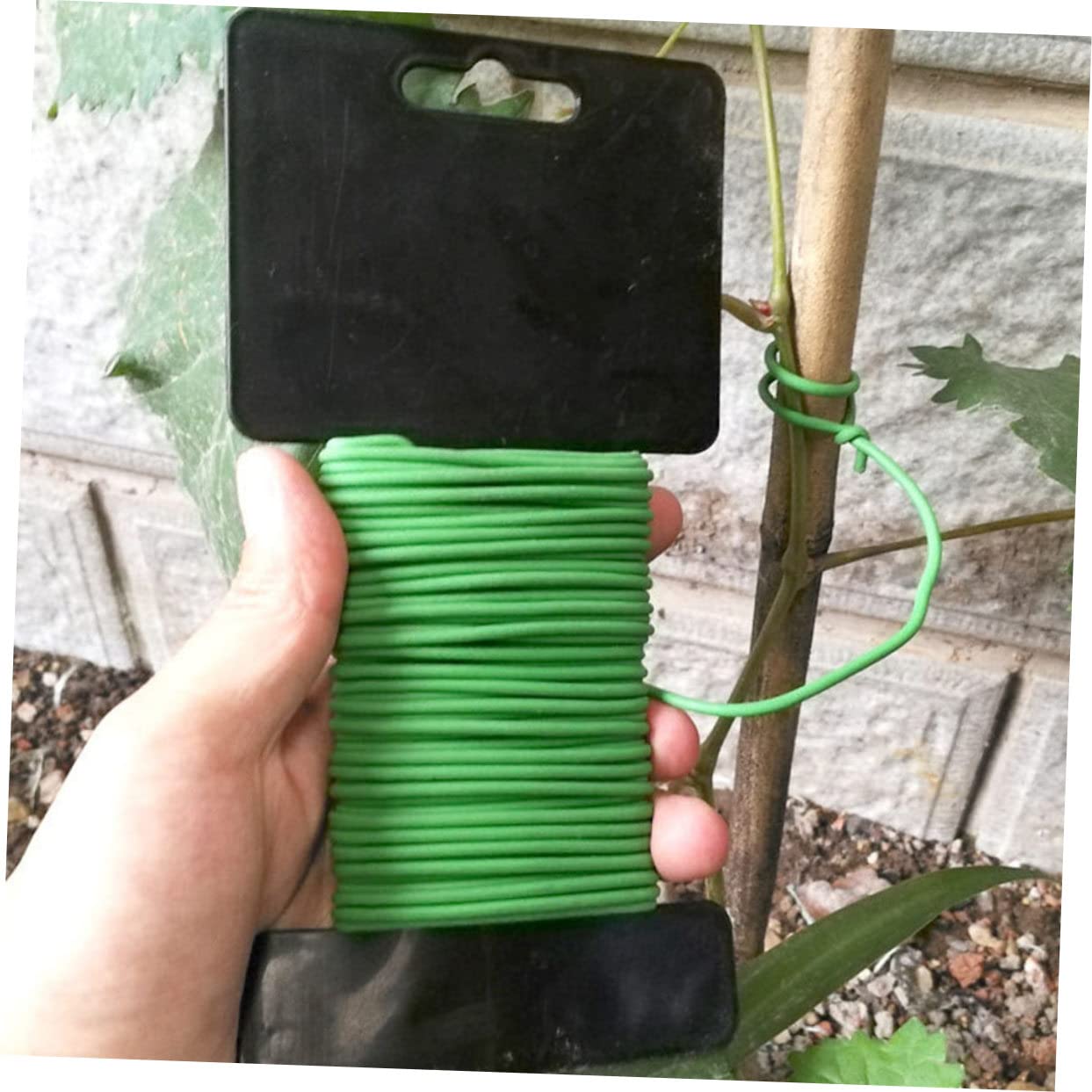 Abaodam Gartenbindeband Flexible Pflanzenbinder Für Tomaten Und Rosen Robuste Langlebige Drahtbinder Aus Verzinktem Unterstützung Für Blumen Und Gemüse Praktisches Zubehör Für Garten