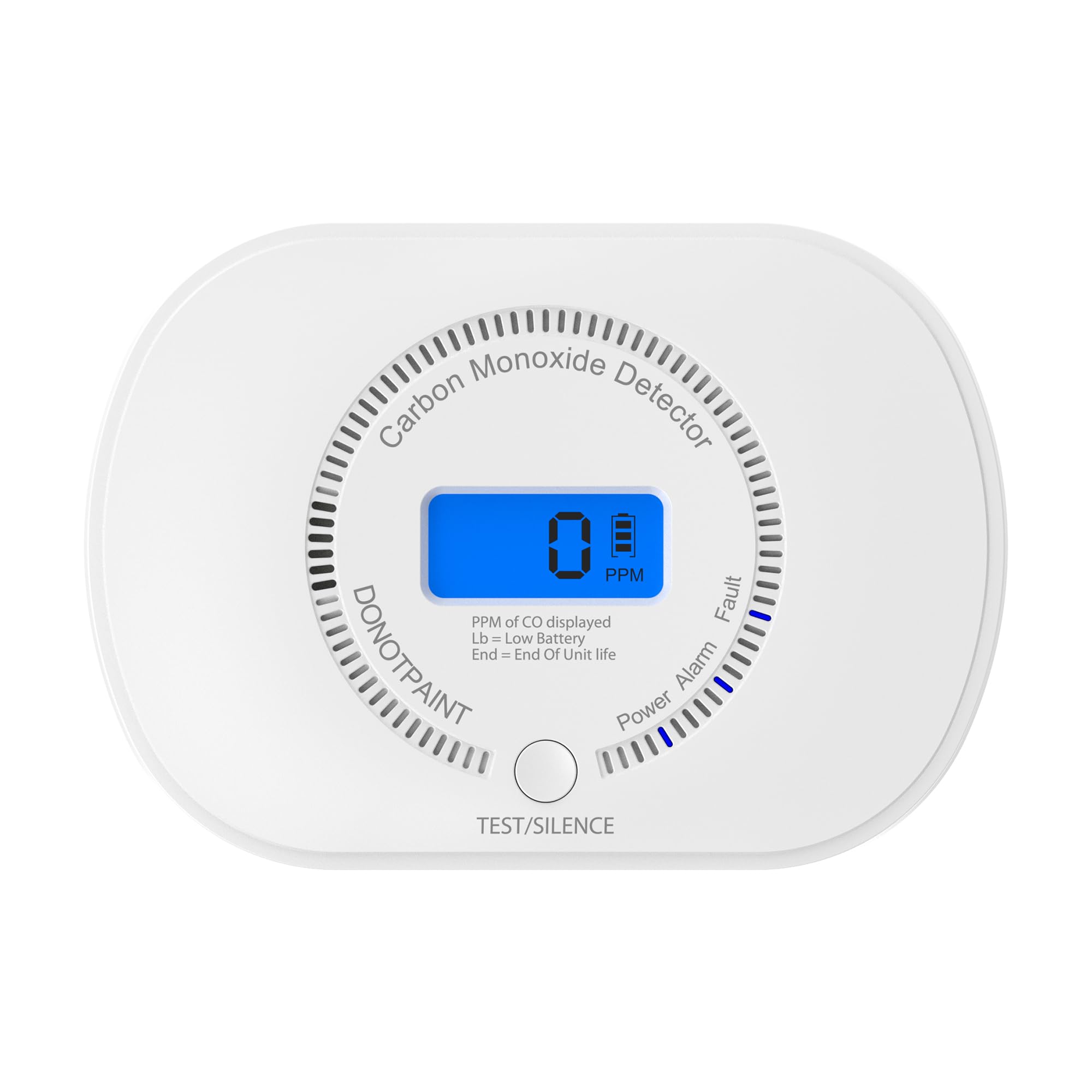 CPVAN Wireless Interlinked Carbon Moonoxide Detector for Home with 10-year Battery Life,EN 50291 Compliant,1 Pack,Model:FSI-3003
