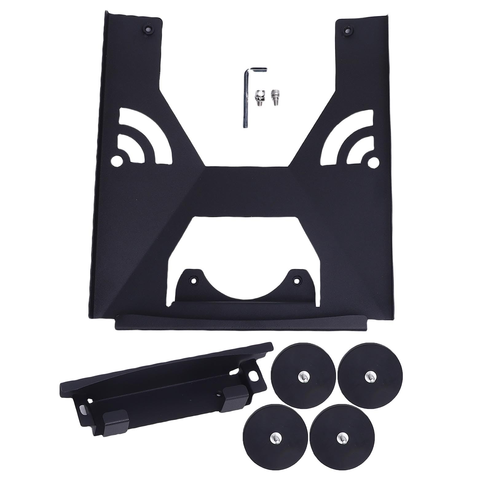 Haofy Magnetic Roof Mount Fit for Mini Iron Satellite Dish 4 Magnets 264lbs Holding Force Car Roof Mounting Kit for RVs Boat Yachts SUVs Metal Surfaces (D)