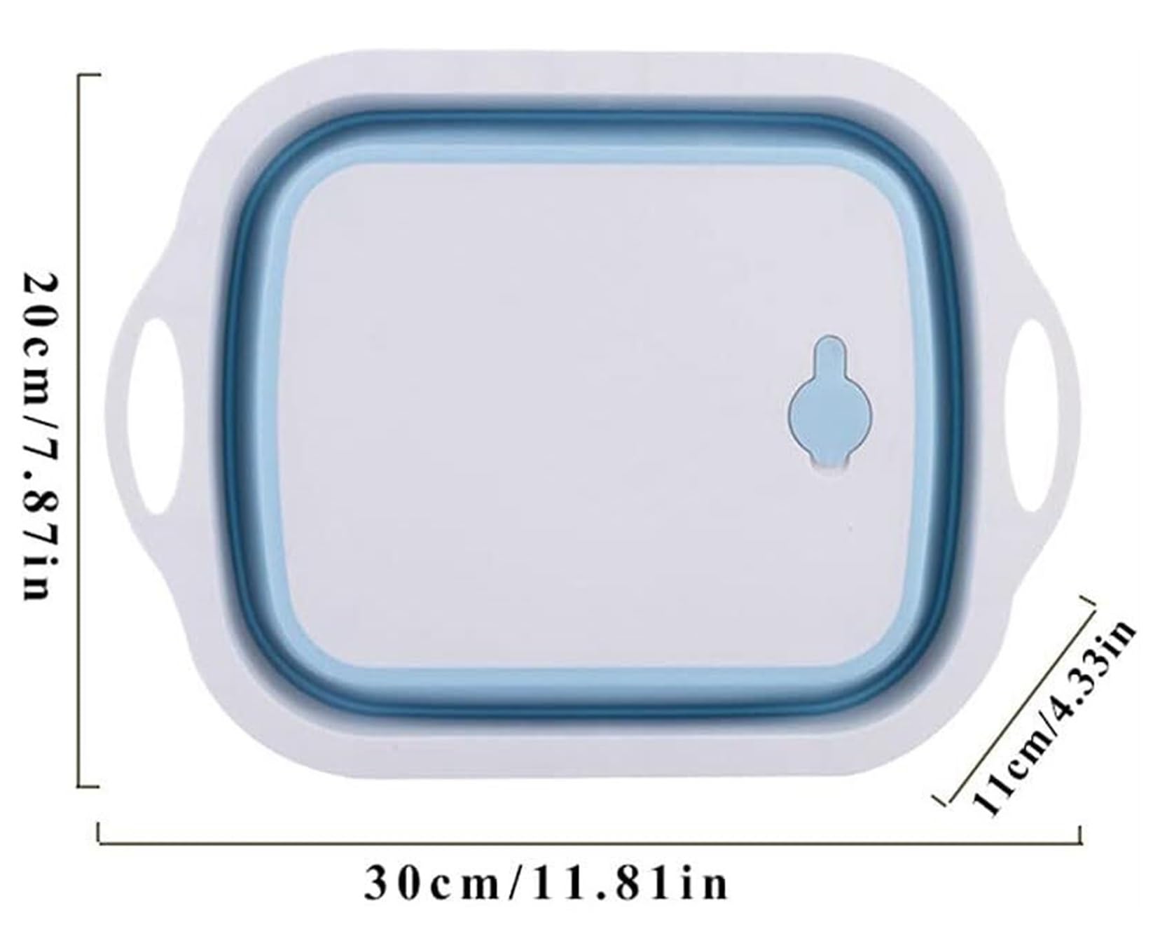 Tabla de Cortar Cocina Tabla De Cortar Plegable De Plástico Para Cocina, Plegable, Para Frutas, Picnic, Campin para Cortar Pan, Carne o Verduras(A)