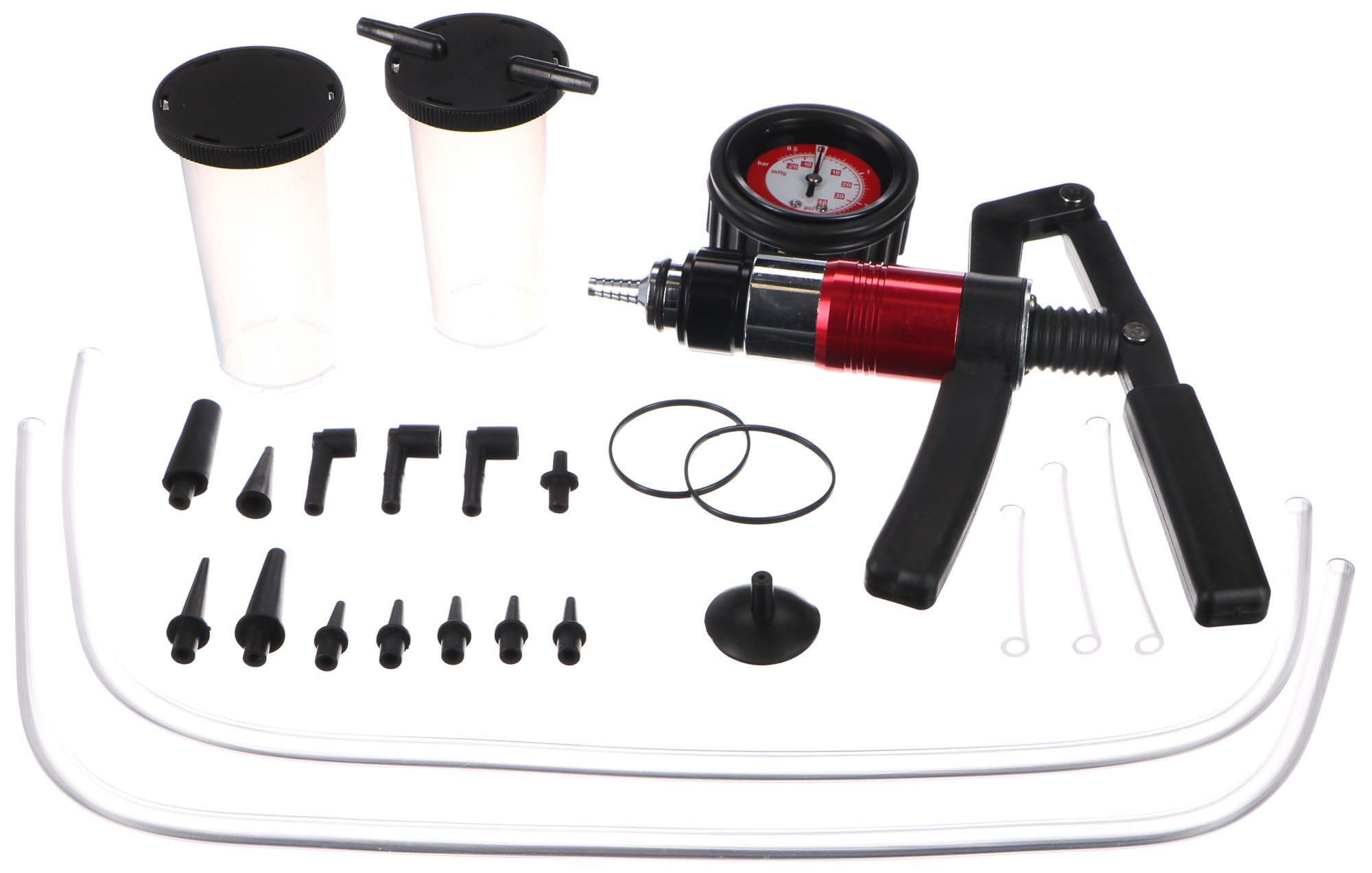MECHANIC BRAKE TESTER 22 | Zestaw do testów podciśnienia/ciśnienia w układach hamulcowych | 22 elementy