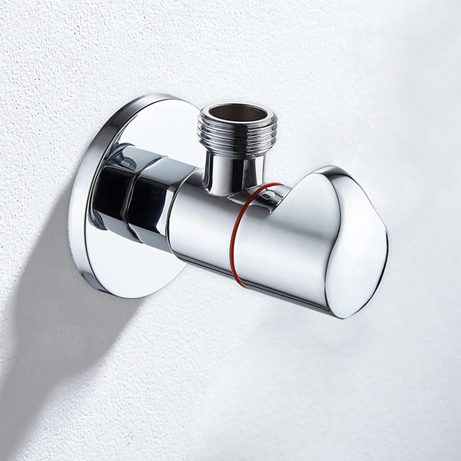 Valve for Bathroom Faucet,Toilet Water Valve Black,1/2inch Brass Shut ...