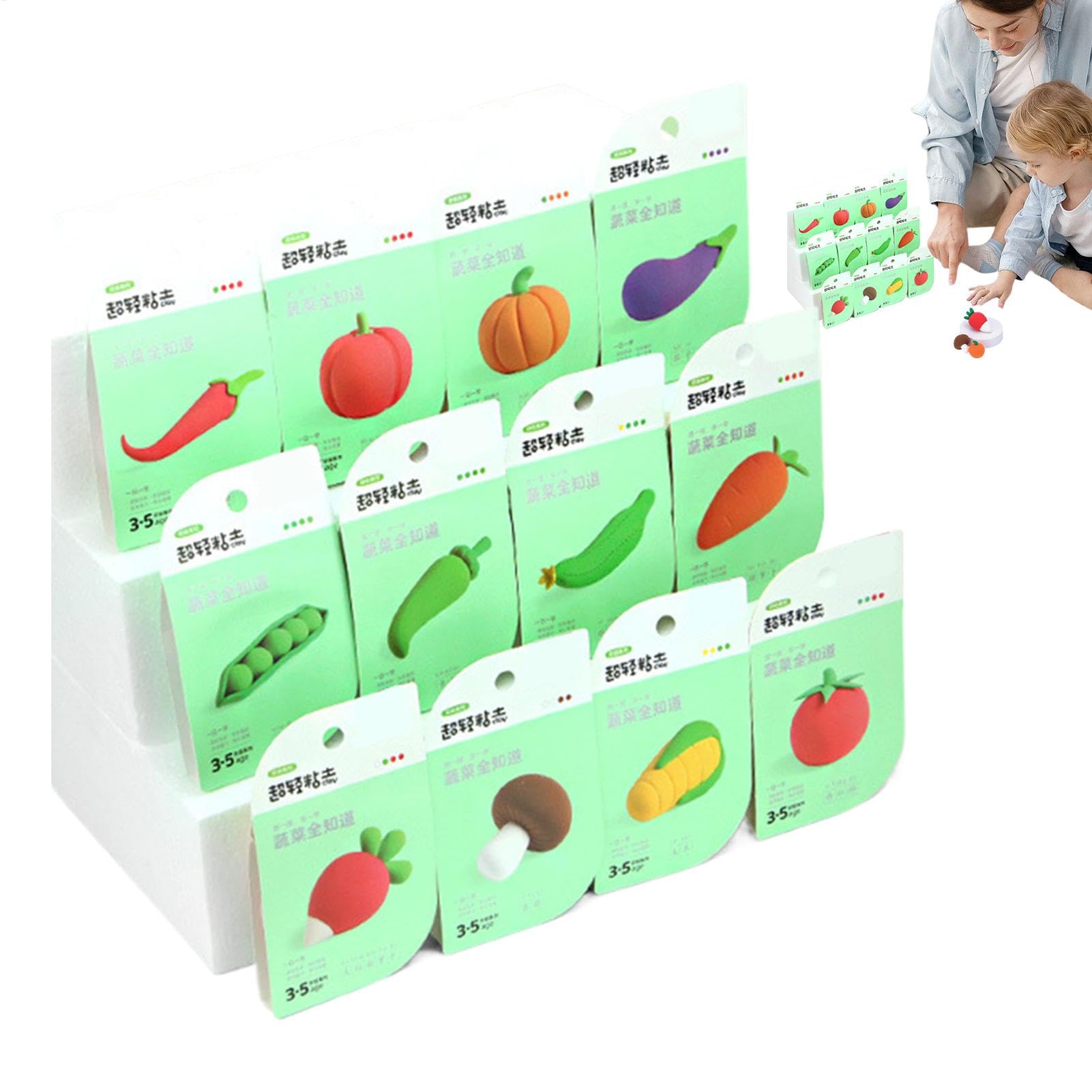 Arcilla Secada Al Aire Para Niños,Kit De Arcilla Secada Al Aire