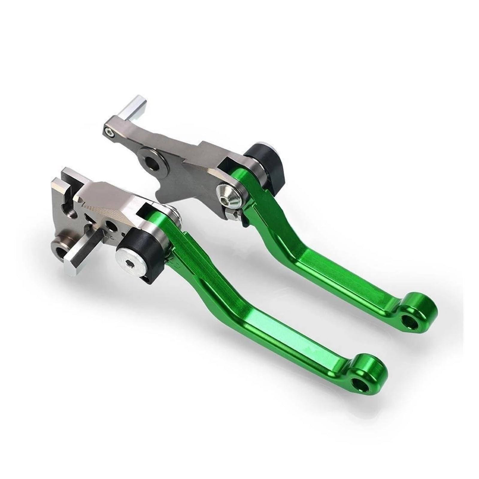 YAXFBRHGC for Kawasaki KLX230R KLX 230R 2020 2021 Motorcycle Aluminum Dirt Pit Bike Brakes Lever(A Pair Green)