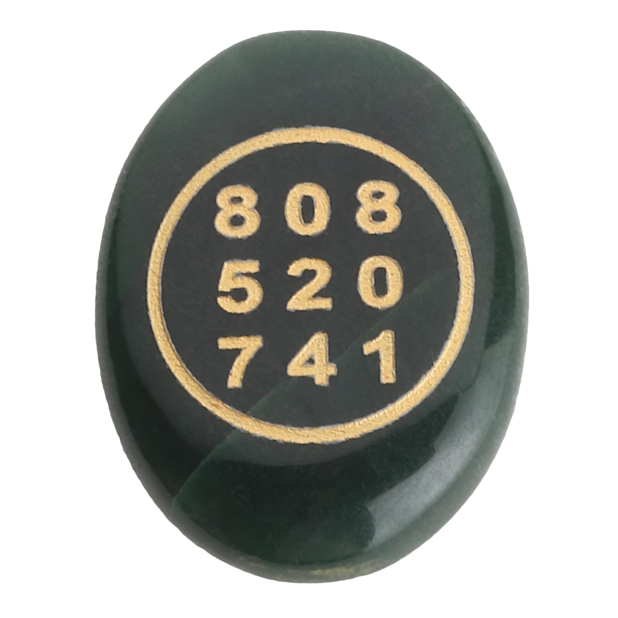 Svelandre - 100% Authentic, Natural, Certified Green Jade Gemstone Zibu Coin Cabochon for Prosperity, Money, Good Luck Angle Number and Zibu Symbol of Abundance Feng Shui | Oval Shape (B0CT5YZKJZ) Amazon Price History, Amazon Price Tracker