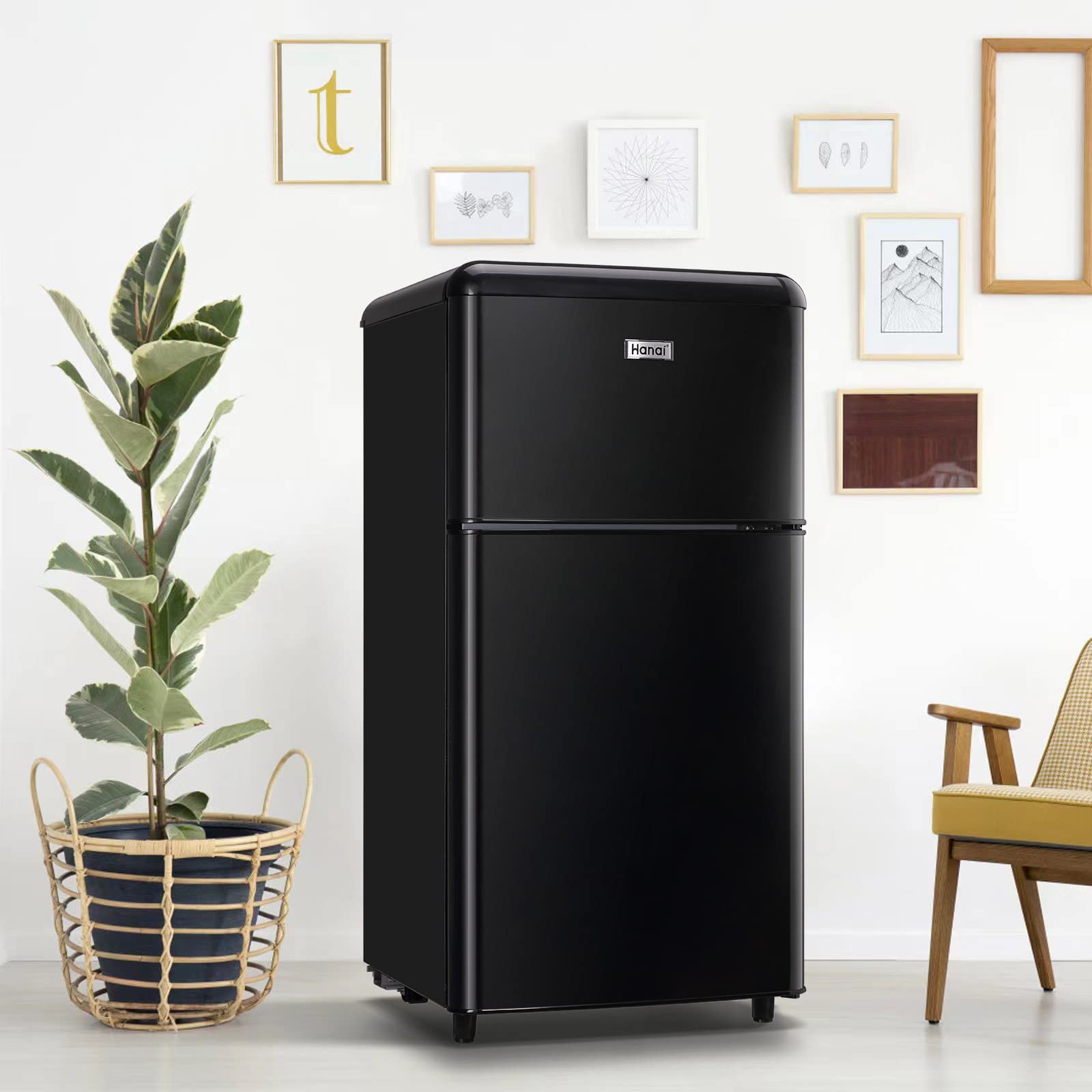 Amazon.com: Compact Refrigerator 3.5 Cu.Ft WANAI Classic Retro 