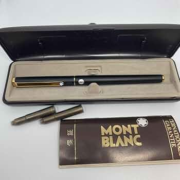 逗 モンブラン スリムライン 万年筆 白 逗 モンブラン スリムライン