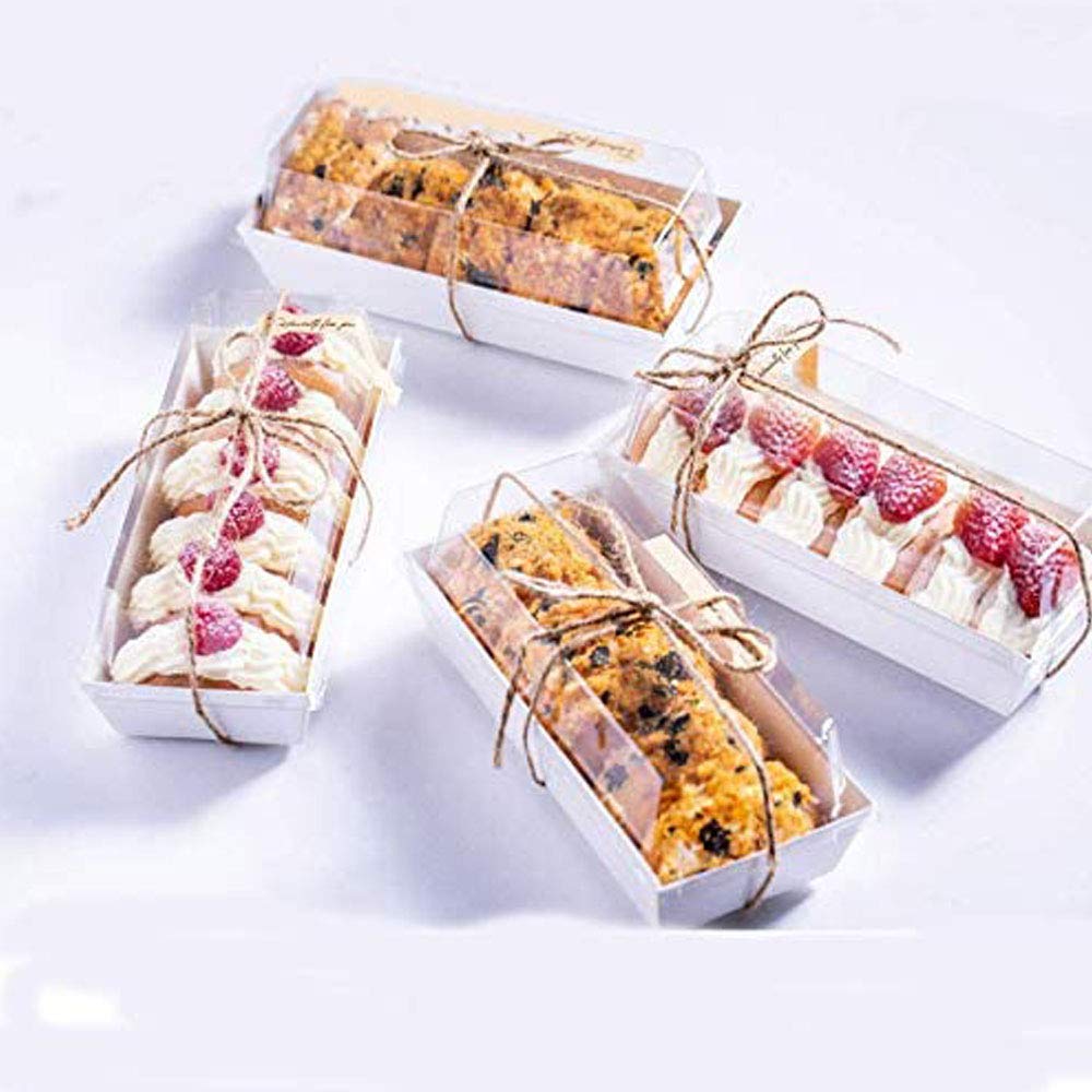 2 Scatole Porta Pane Impilabili Trasparenti A 4 Piani: Contenitori Per Dolci, Biscotti E Snack, Risparmiano Spazio - 4