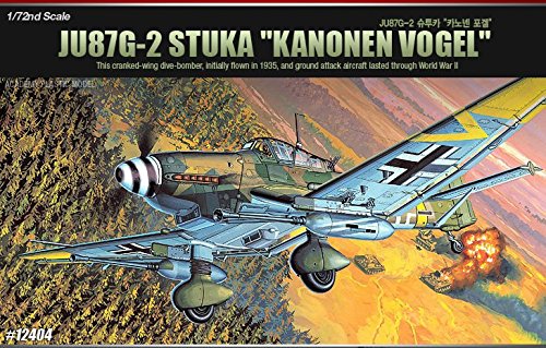 Academy 12404 JU87G-2 STUKA "KANONEN VOGEL" 1/72 Airplane Plastic Model Kit Kits /item# G4W8B-48Q50198