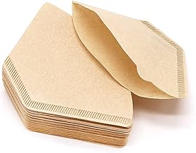 CENPEK 200 Stück Kaffeefilterpapiere, 100 Kaffeefilterpapierkegel für bergiemaschinen/Kaffeetropfkegel (1-2 Tassen)