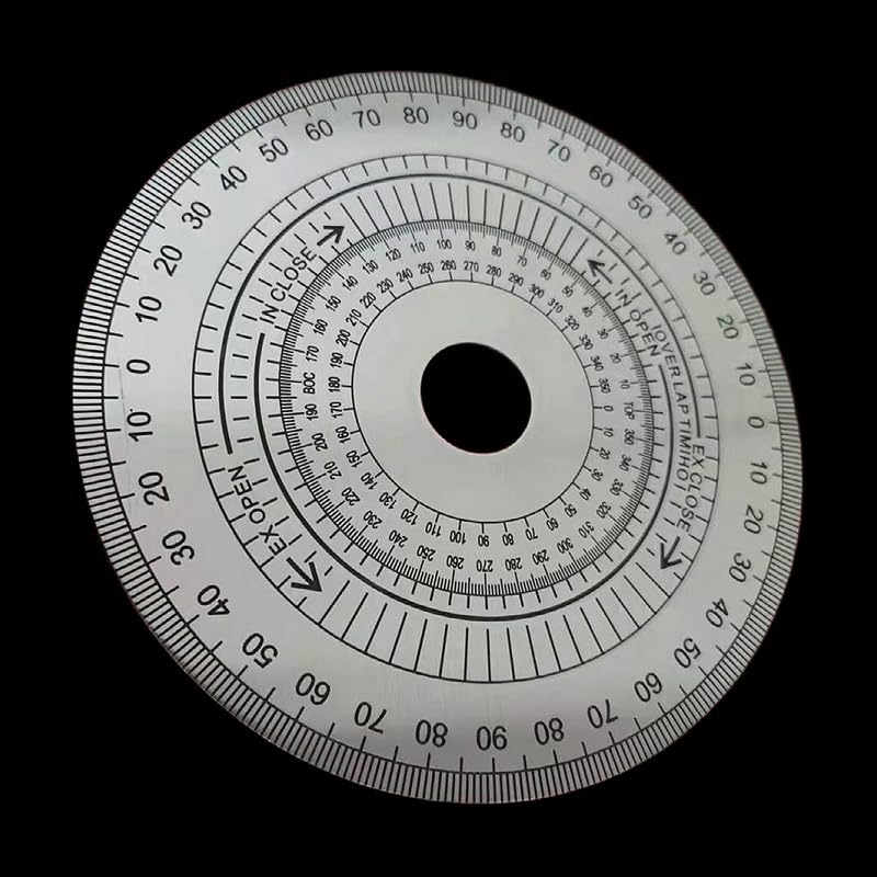 150X22MM 150X60MM Dial Scale Identification Dial Degree Graduated Circle Disk for Machine Tool Measurement Tools (150X22X2MM)