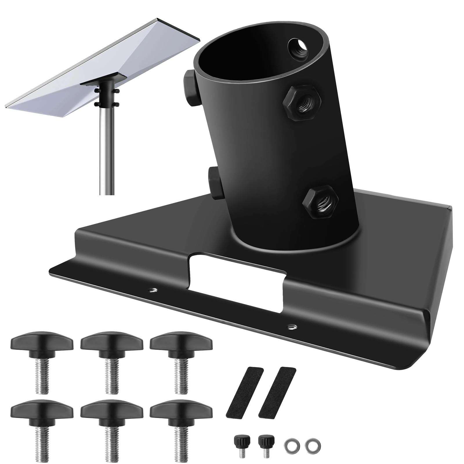 Hossom Black Starlink Gen 3 Pipe Adapter, Starlink Gen 3 Mount,