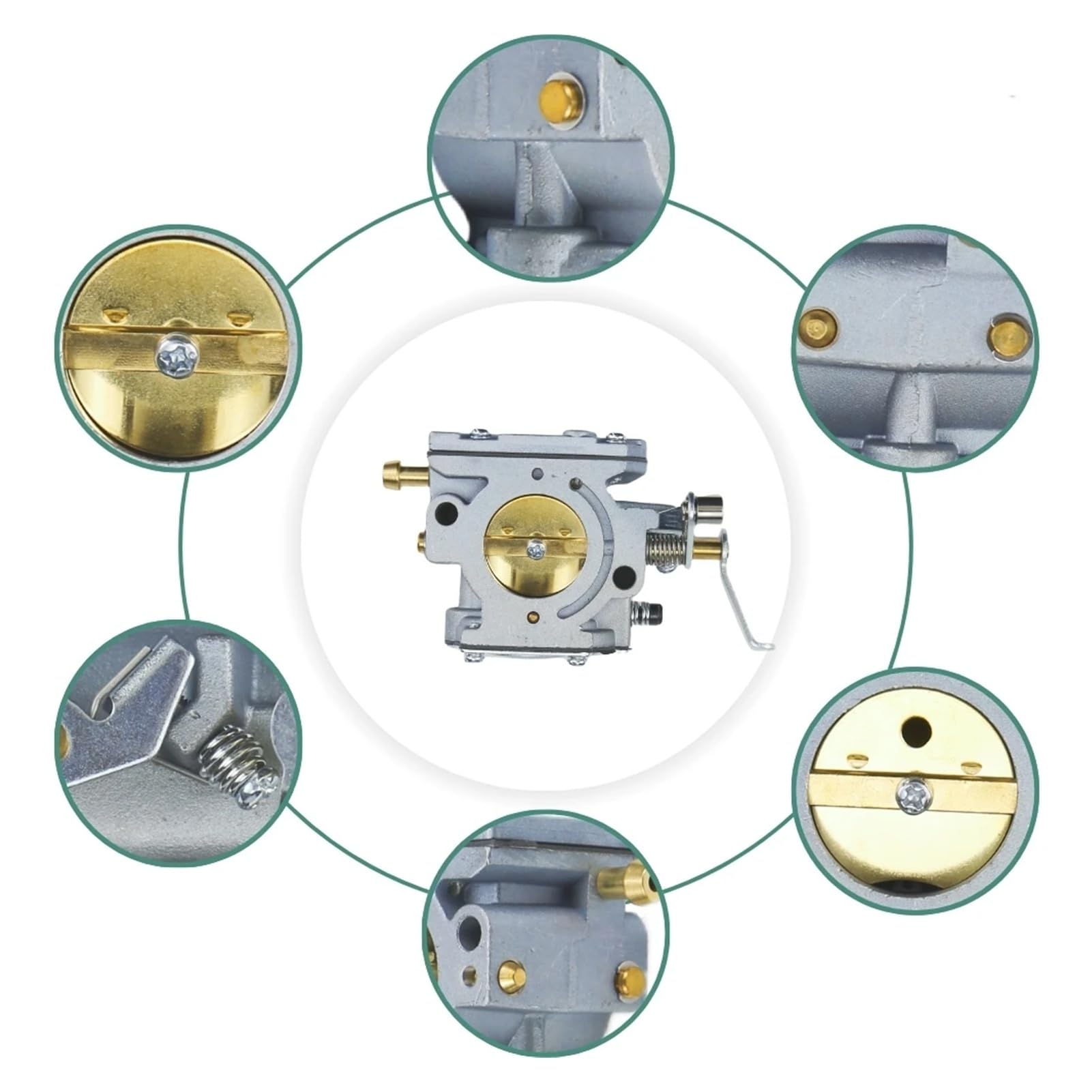 Carbureto de cortacésped for avión R, carburador Walb WB27, maquinaria de jardín, Equipo de Motor pequeño, Carbureto