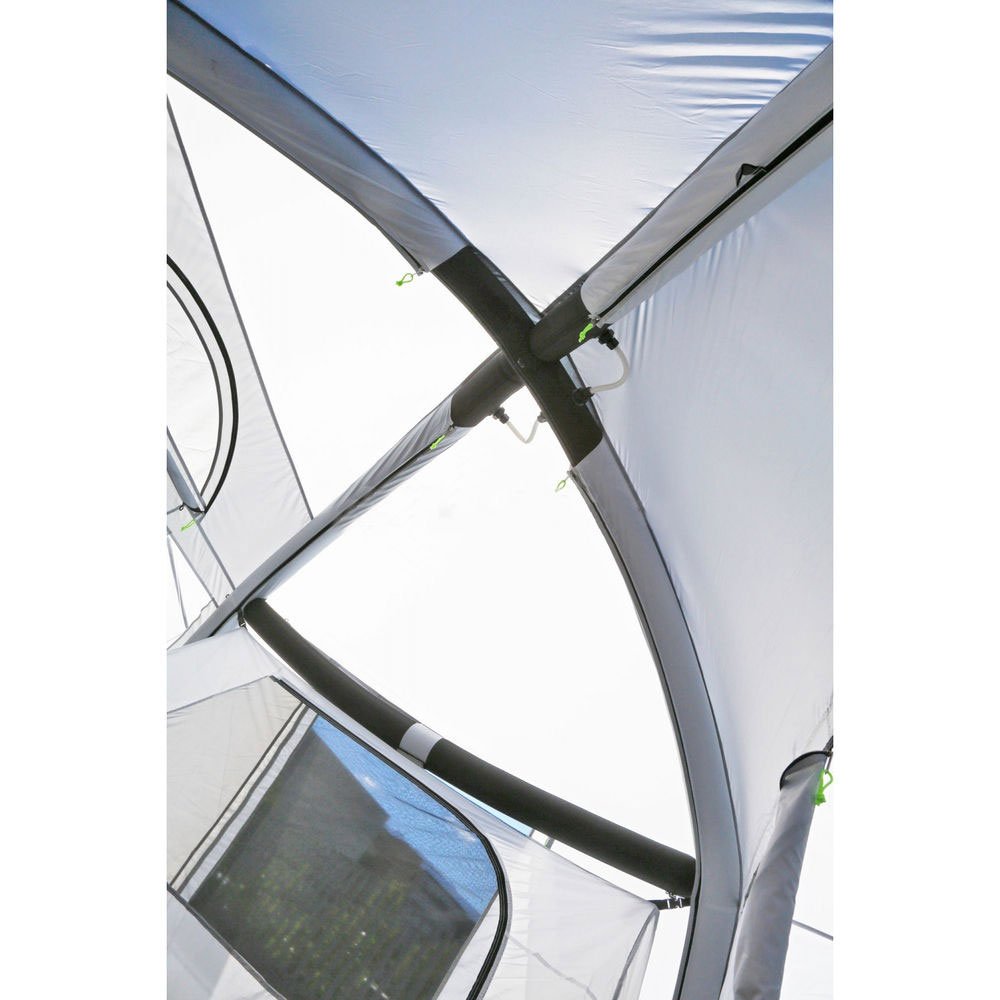 Explorer Zelt Luftzelt Trouper aufblasbares Familienzelt Mobilzelt 310x260x230cm (8m²) 4 Personen 3000mm Wassersäule freistehend wettergeschützter Eingang Camping Outdoor Wandern Familie