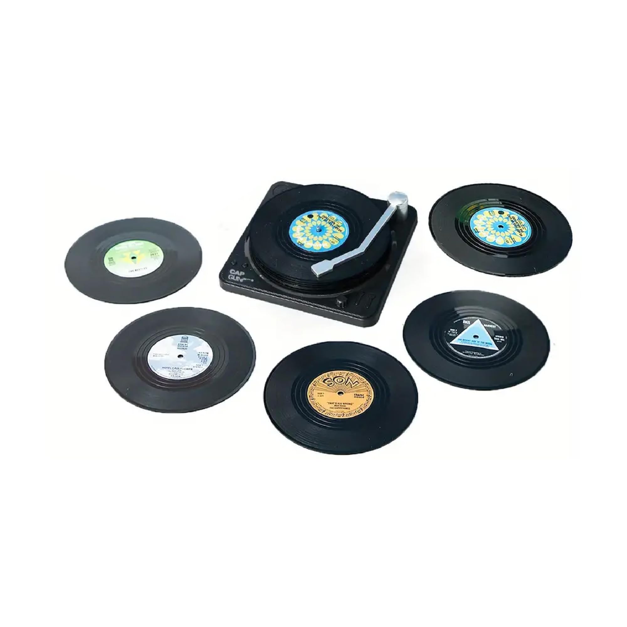 Destination Vinyl ltd Great Coasters (Set di 2) rotondi con