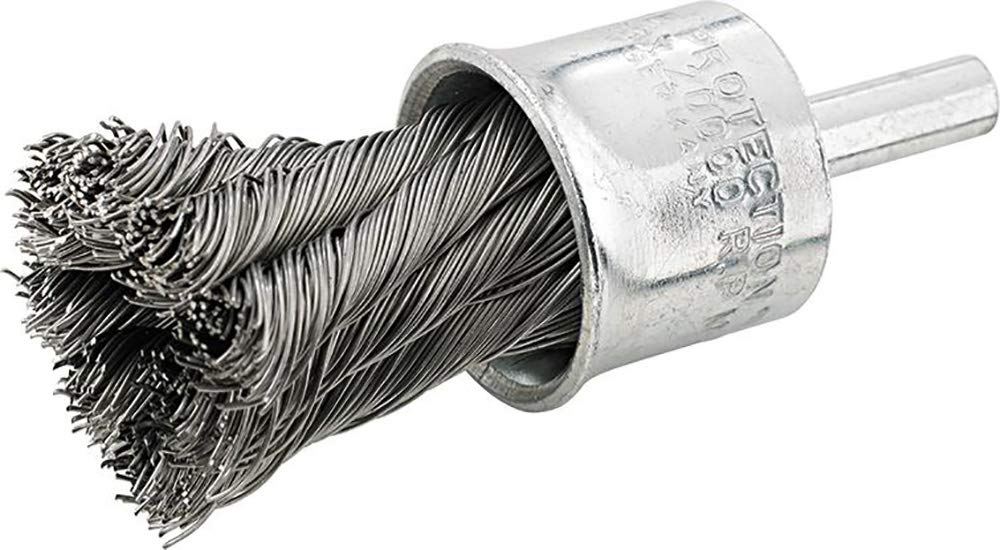 Spazzola in acciaio, Spazzole Metalliche, diametro 6 mm, 20 x 29 x 0,35 mm