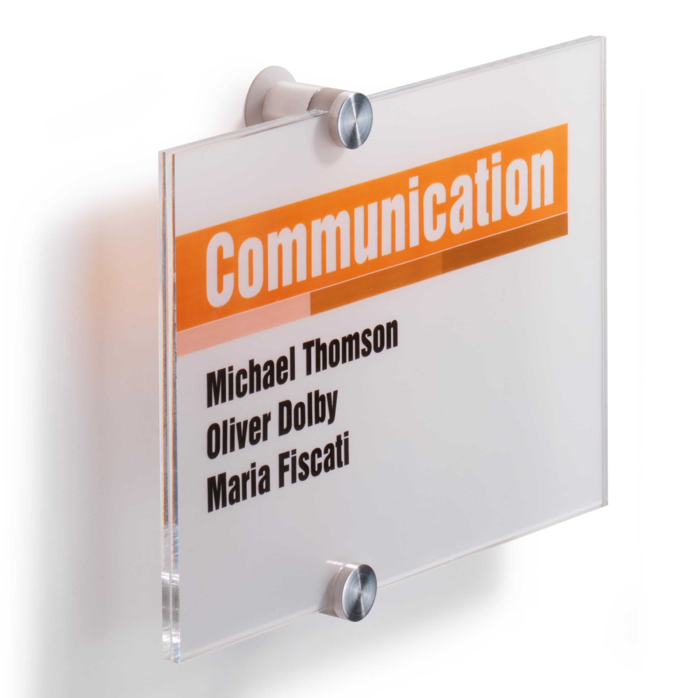 Durable CRYSTAL Door Sign A5