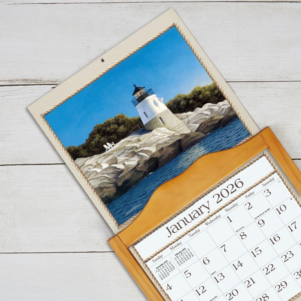 Lang, Calendrier mural 2026 bord de mer par Daniel Pollera