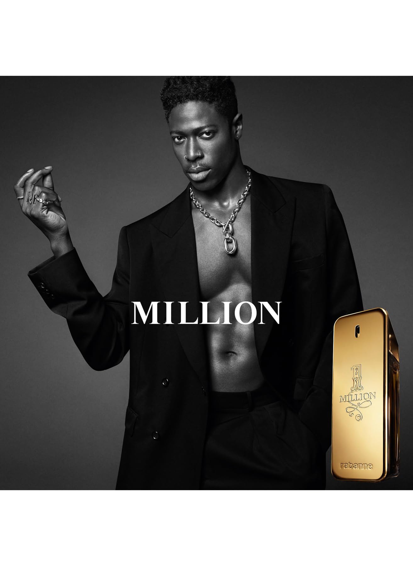 Paco Rabanne 1 Million For Men Eau de Toilette, Spray, 100 ml, Die Verpackung kann variieren