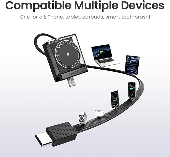 Sharge Flow Mini 2 Power Bank& 65W Retractable Charger Bundle