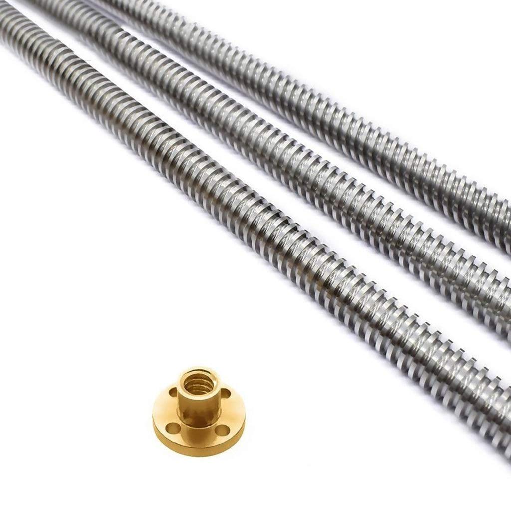 Trapezgewindespindel, Steigung: 2 mm Trapezspindel-Gewindestange(300mm)