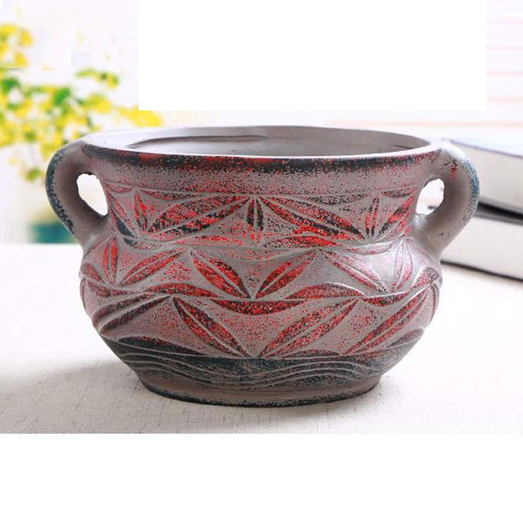 Doniczka Soczysty kwiat Doniczka Kreatywna roślina Ceramiczne doniczki, Śródziemnomorska doniczka Rośliny domowe, Sukulenty, Kwiaty