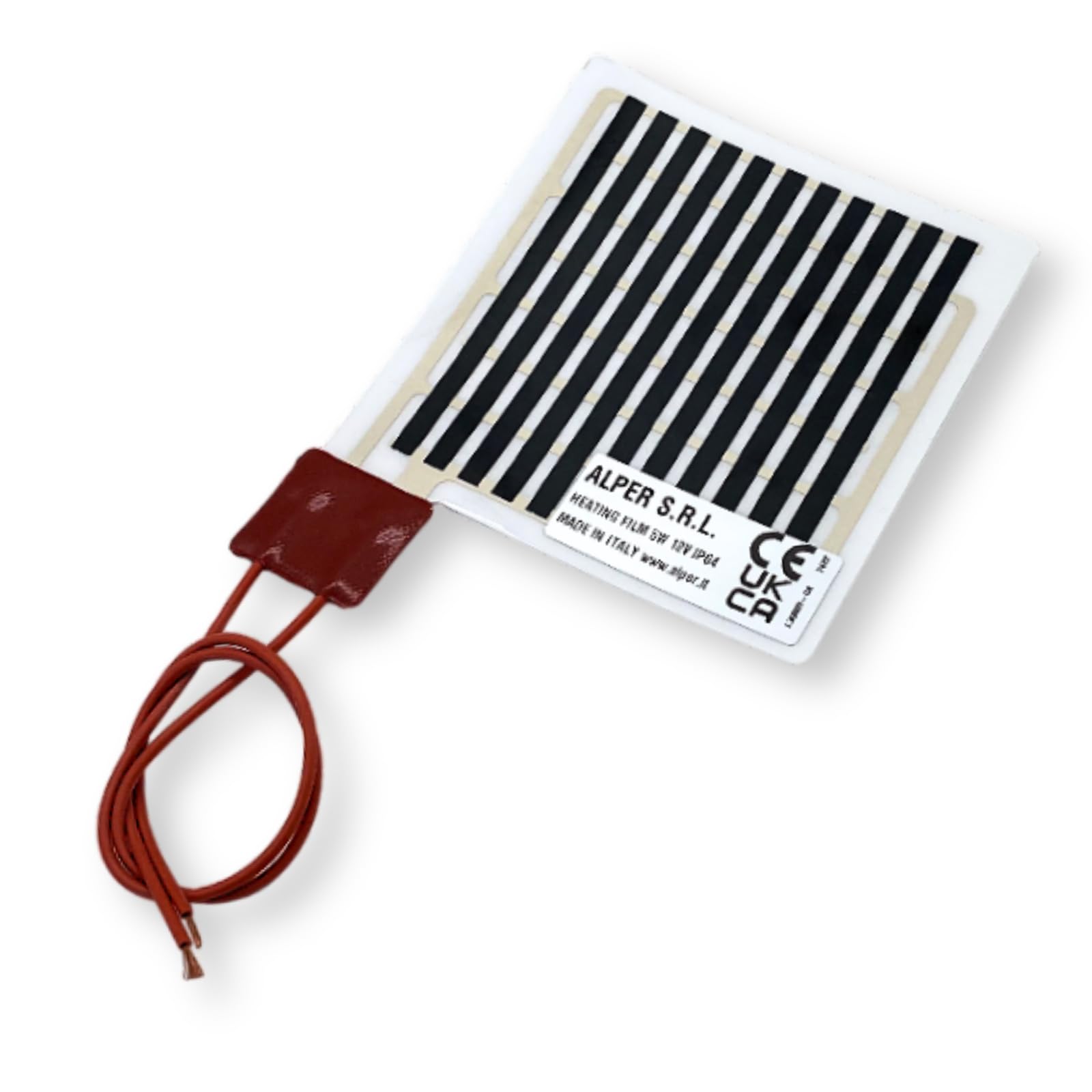 ALPER Heizfolie 12V 5W 10x10cm selbstklebend Heizelement