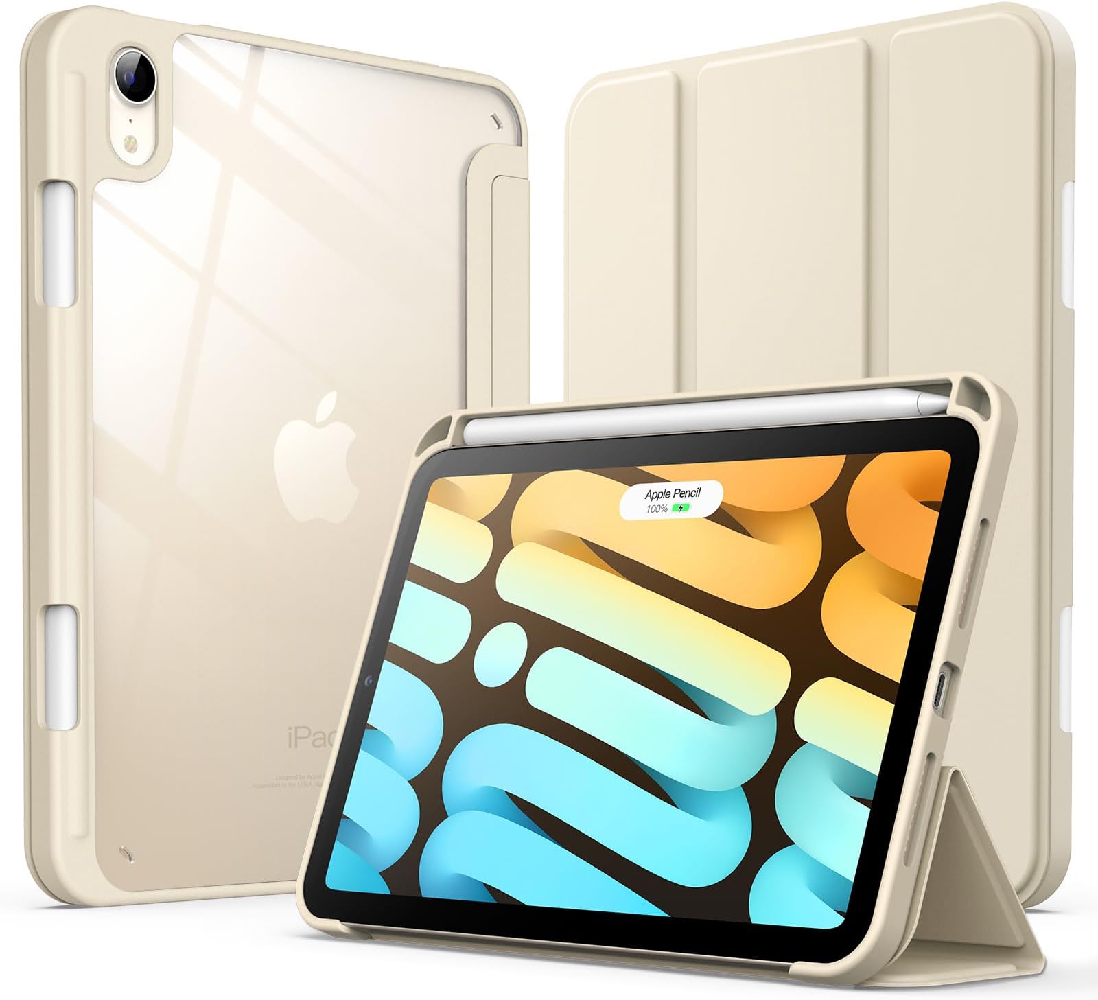 Fintie SlimShell Hülle Für IPad Mini 7/6 2024/2021 - Magnetstandhülle Roségold
