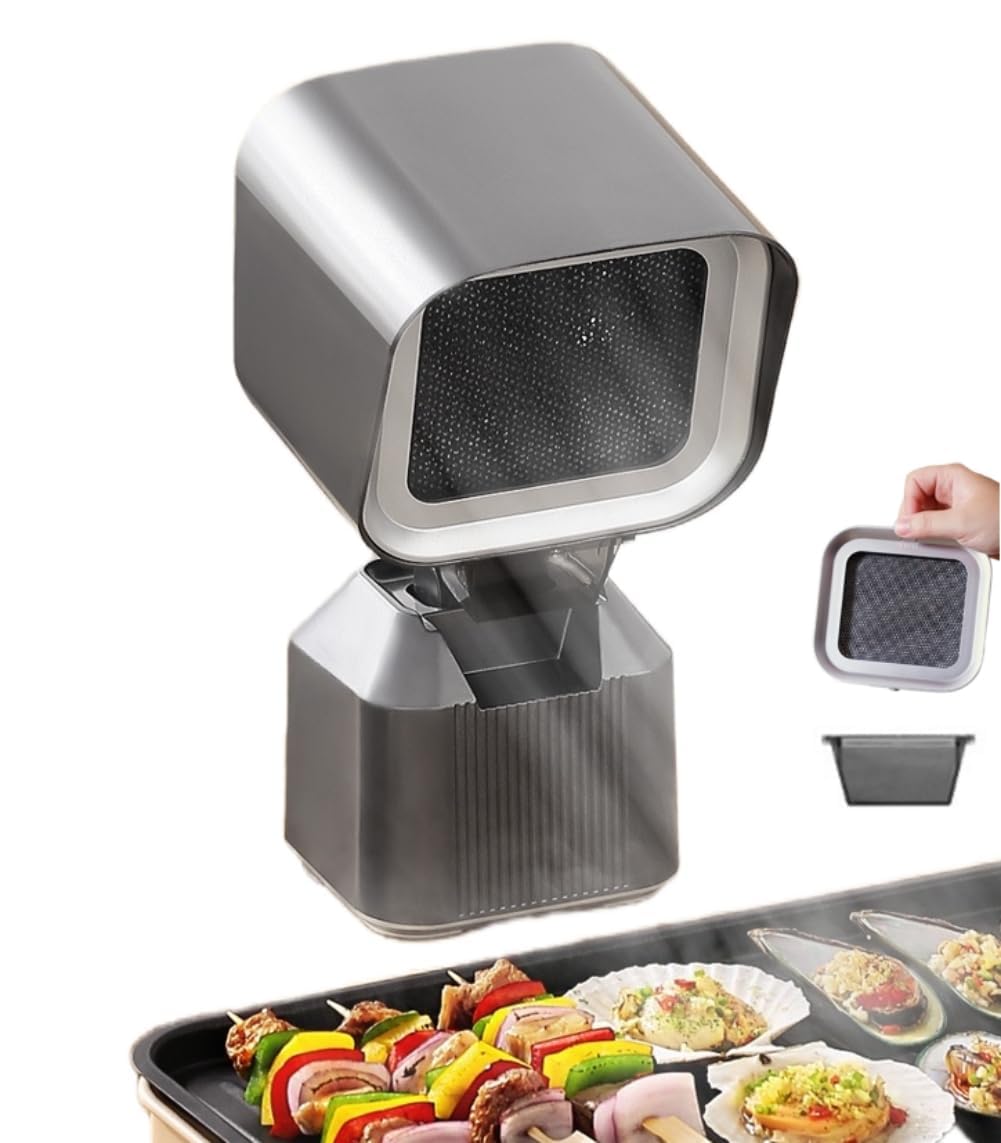 Hotte de cuisine mobile inclinable avec extracteur à 2 vitesses