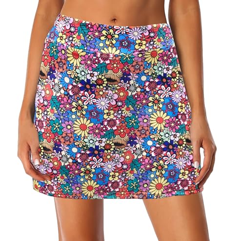 Image of Oyamiki Women's Active Athletic Skort Lightweight Tennis Skirt Perfect for Running Training Sports Golf