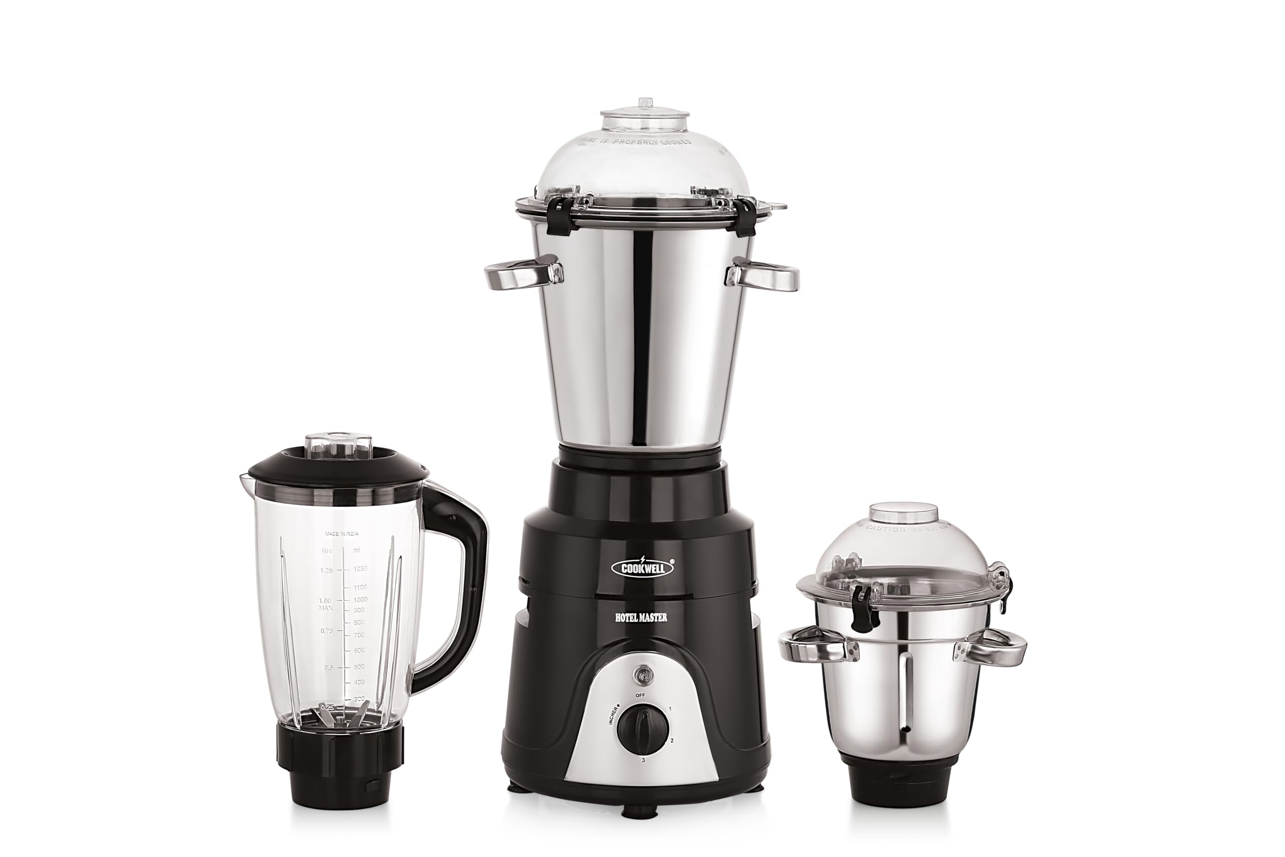 Cookwell Commercial Mixer Grinder 1500 Watt for Cafes, Restaurants, Hotels, Canteens (2HP - 3 Jar), Black (B0D33H9FFH) Amazon Price History, Amazon Price Tracker