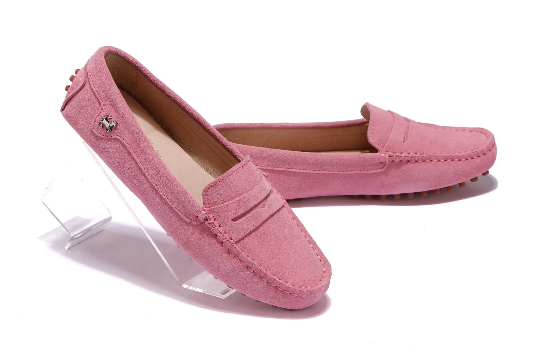 Femme Loafers & Mocassins Suede Chaussure Conduite YB9603