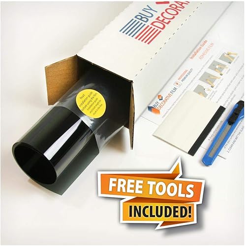 Miniatura 5 de BDF S4MB35 - Película de seguridad y control solar para ventana, 4 mil, color negro, 35 (mediano) - 36 pulgadas x 50 pies