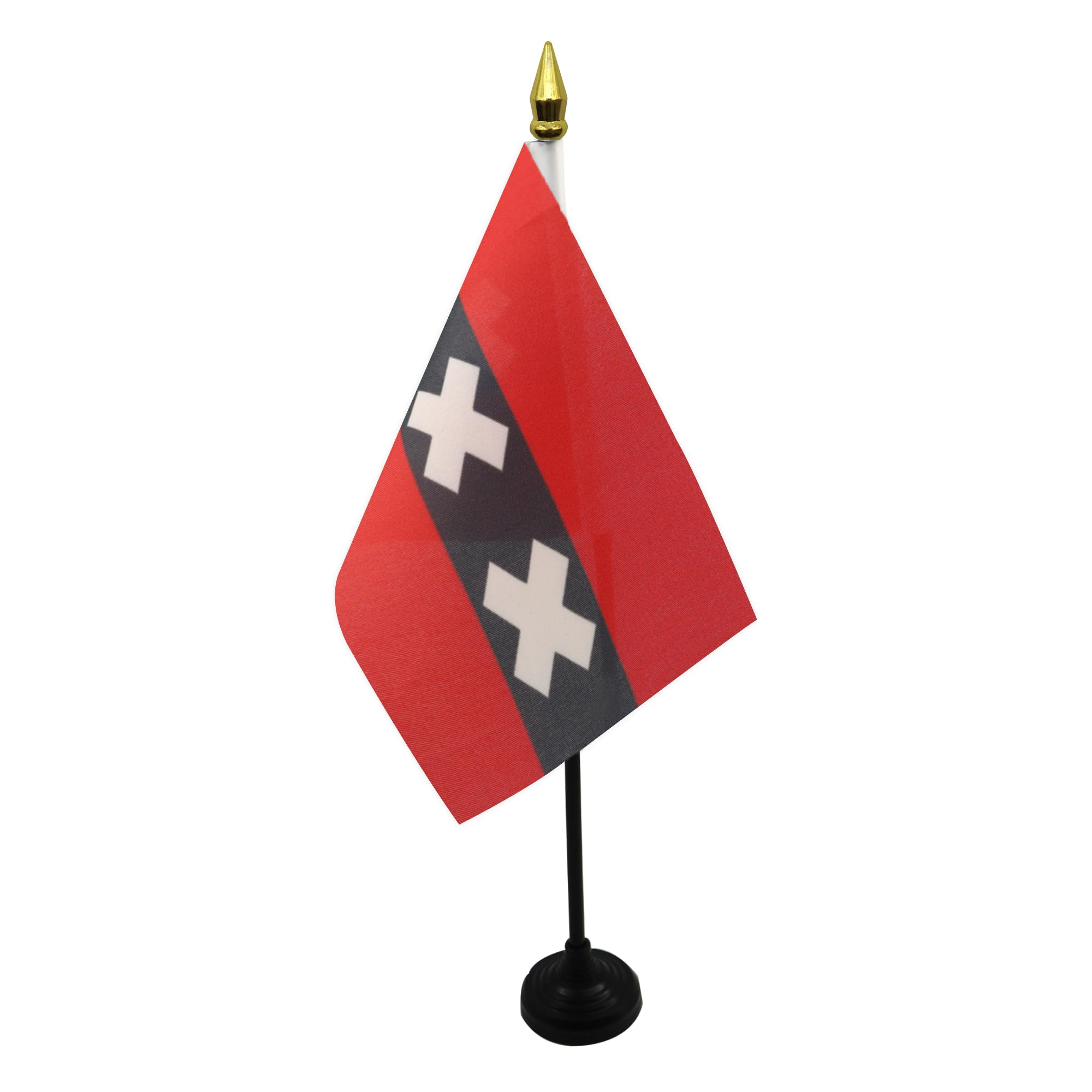 Tischflagge Ontario - 15x10 Cm Mini-Fahne Mit Schwarzem Sockel