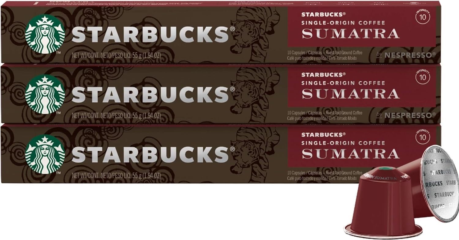 Starbuck By Nespresso Sumatra Single Origin Coffee 10 Pods 55g (Pack Of 3) Imported (B0CPYM7NNJ) Amazon Price History, Amazon Price Tracker