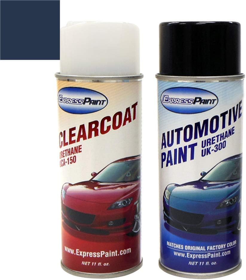 ExpressPaint Aerosol - Automotive Touch-up Paint for Honda Accord - Graphite Pearl Clearcoat NH-658P - Color + Clearcoat Package