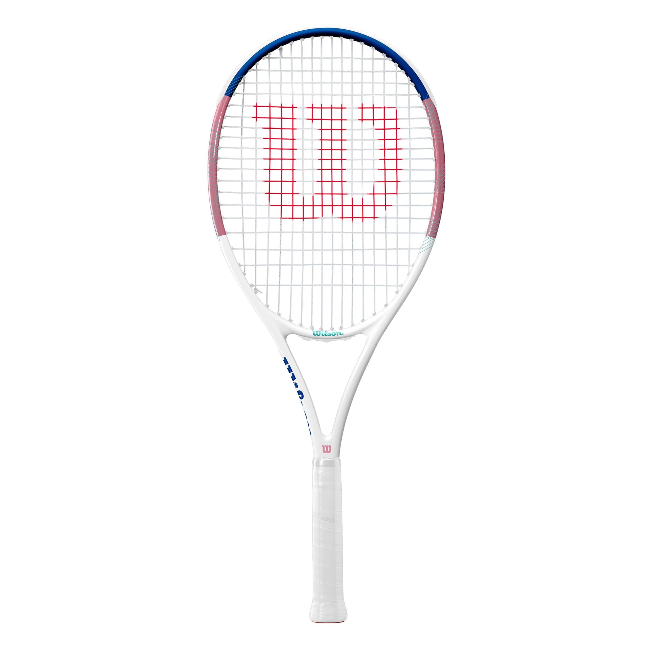 Wilson Allure Raquette de Tennis Pré-cordée Rose Bleu