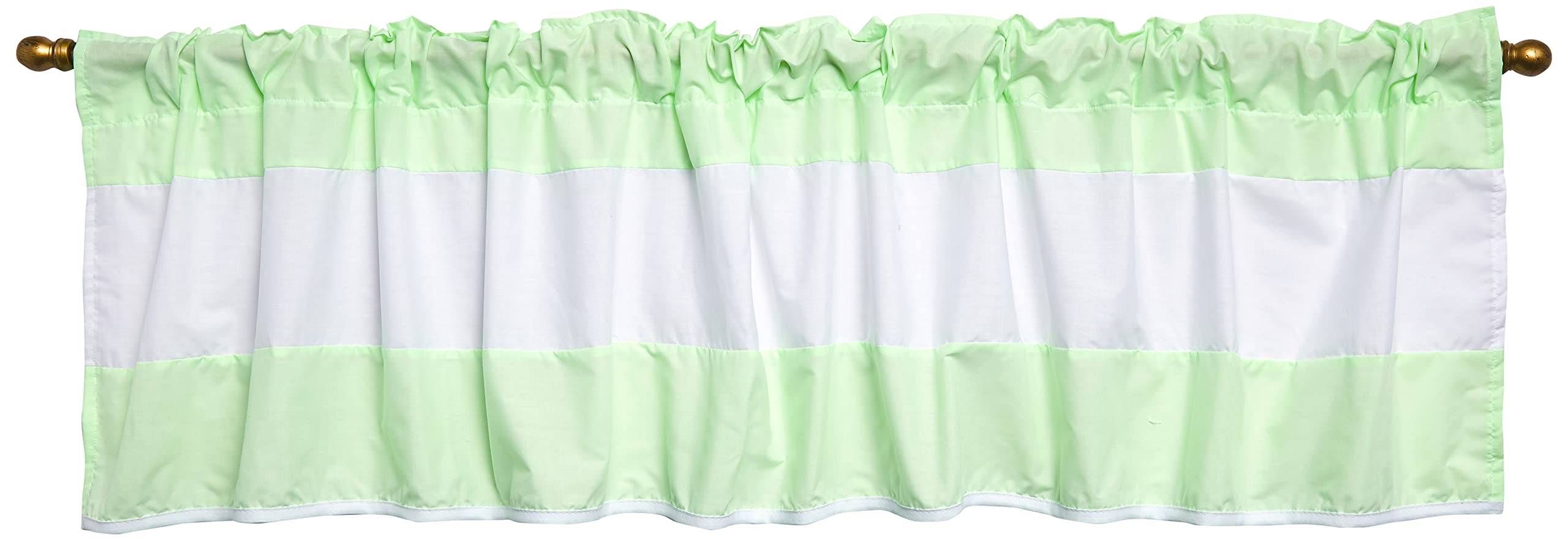 Cenefa de ventana menta cortina corta Sweet Lodge Collection dormitorio bebé