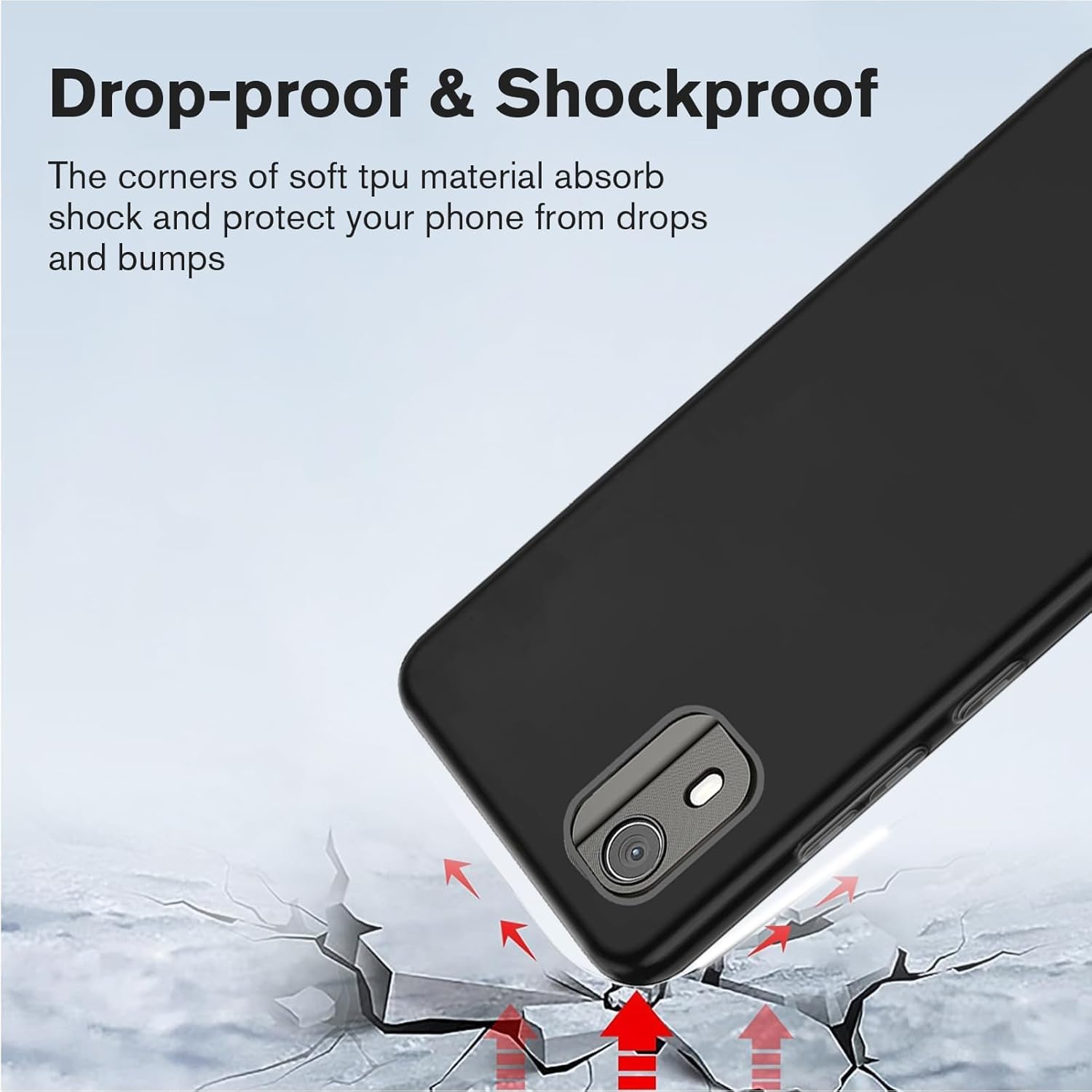 HuiYouMY 2-in-1 Case + Phone holder Ring Compatible with Nokia C02 Cover for Nokia C02 - Image 4