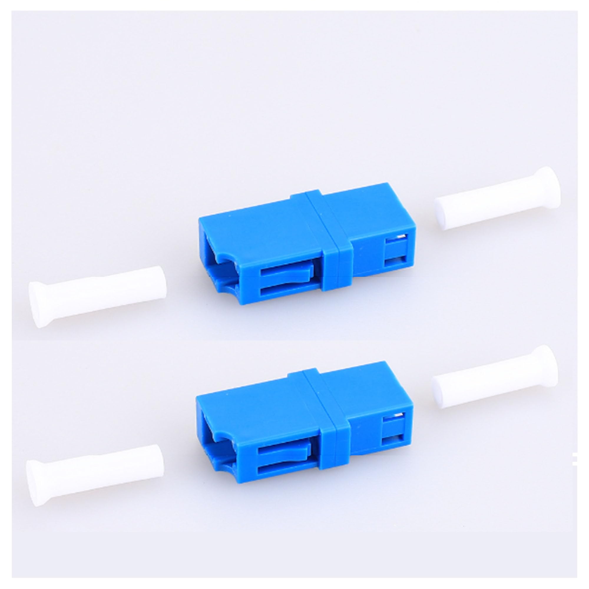 10 pcs Adattatore Fibra Ottica LC/UPC Femmina A LC/UPC Accoppiatori Adattatore Fibra Ottica Accoppiatore Duplex Accoppiatore Fibra Ottica LC-UPC Femmina Simplex,Per Cablaggio (#1)