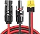 XT60ソーラー充電ケーブル3m MC4 12AWG ハイグレードタイプXT60H エコフロー互換ecoflow BLUETTI Anker PowerHouse Jackery Enernova ETA ALLPOWERS太陽光パネル