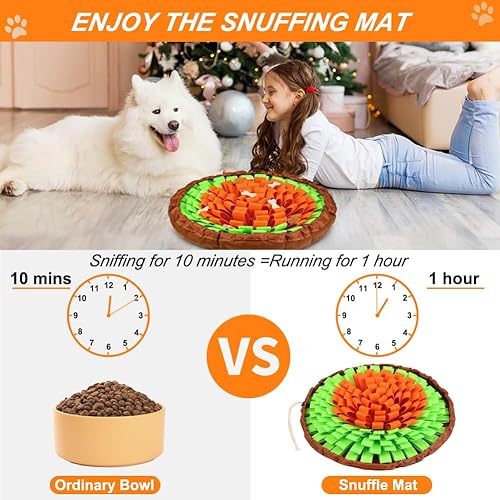 Miniatura 5 de Alfombrilla ajustable para olfatear perros, alfombrilla de olfateo para mascotas para juegos interactivos, juguetes de enriquecimiento para perros